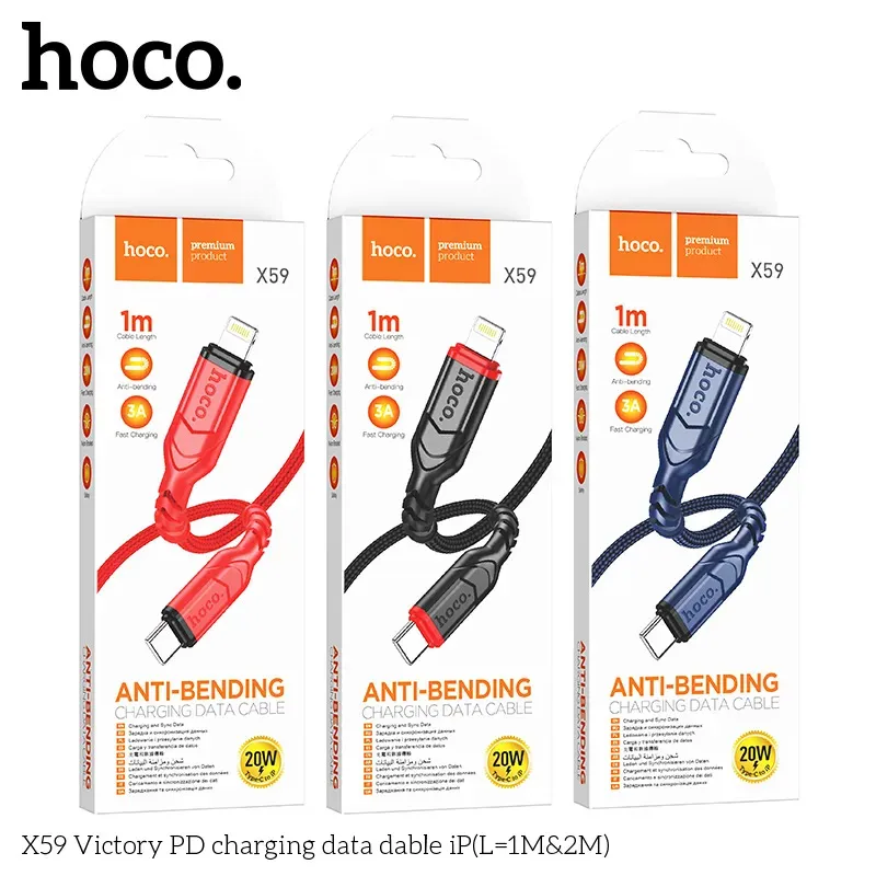 Cáp Sạc PD iP Hoco X59 Victory L=1M