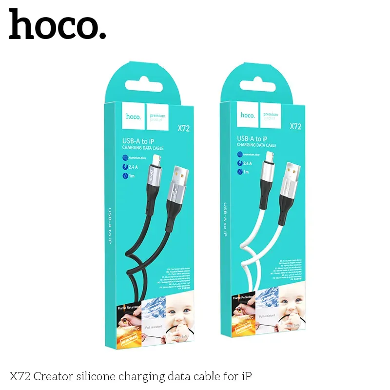 Cáp Sạc iP Hoco X72 Silicon Creator