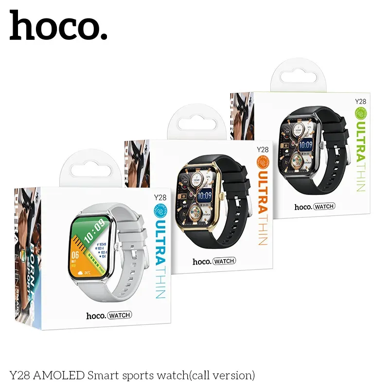 Đồng Hồ Thông Minh Hoco Y28 AMOLED (phiên bản nghe gọi) giá sỉ