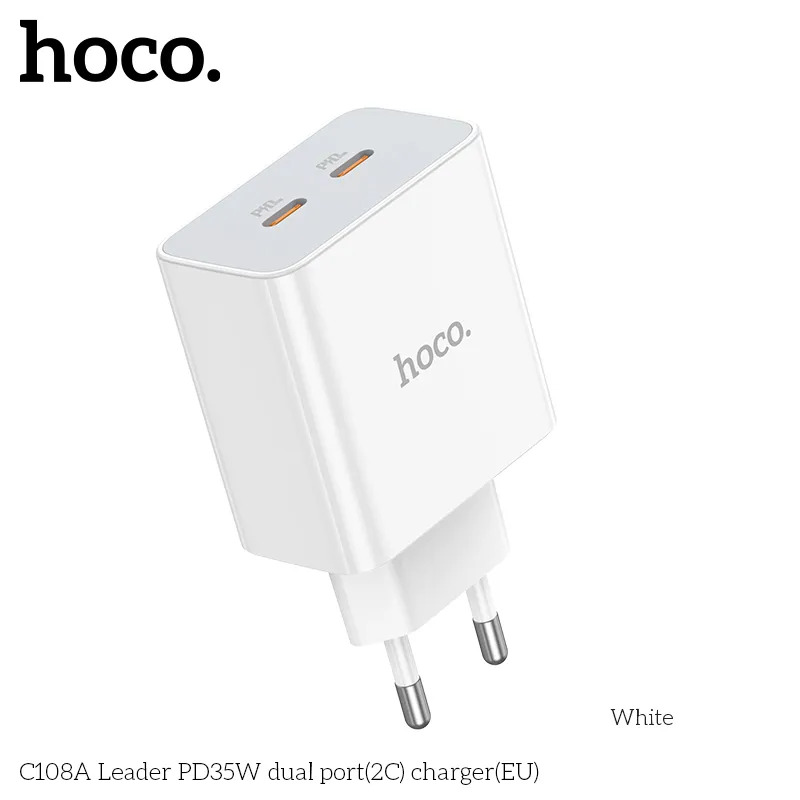 củ sạc hoco c108a pd35w hai cổng giá sỉ