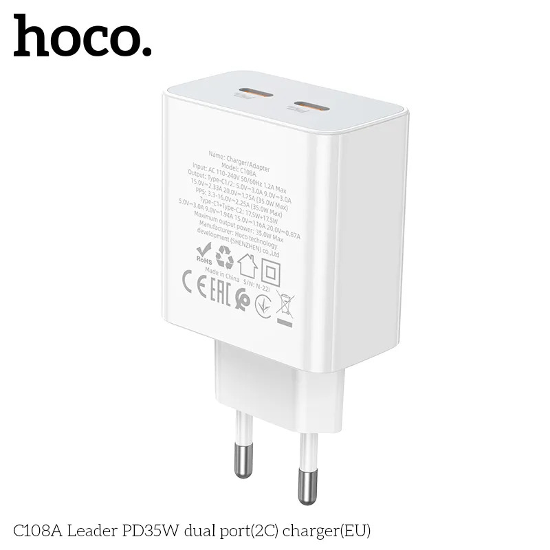 so sánh củ sạc hoco c108a pd35w giá sỉ