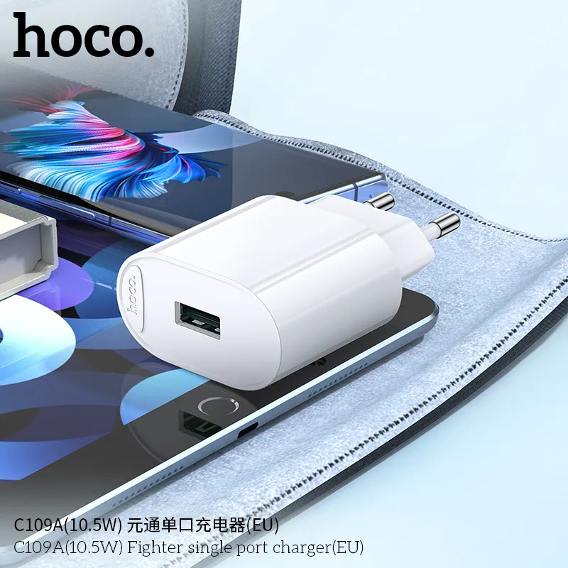 củ sạc Hoco C109 bản tiêu chuẩn châu Âu