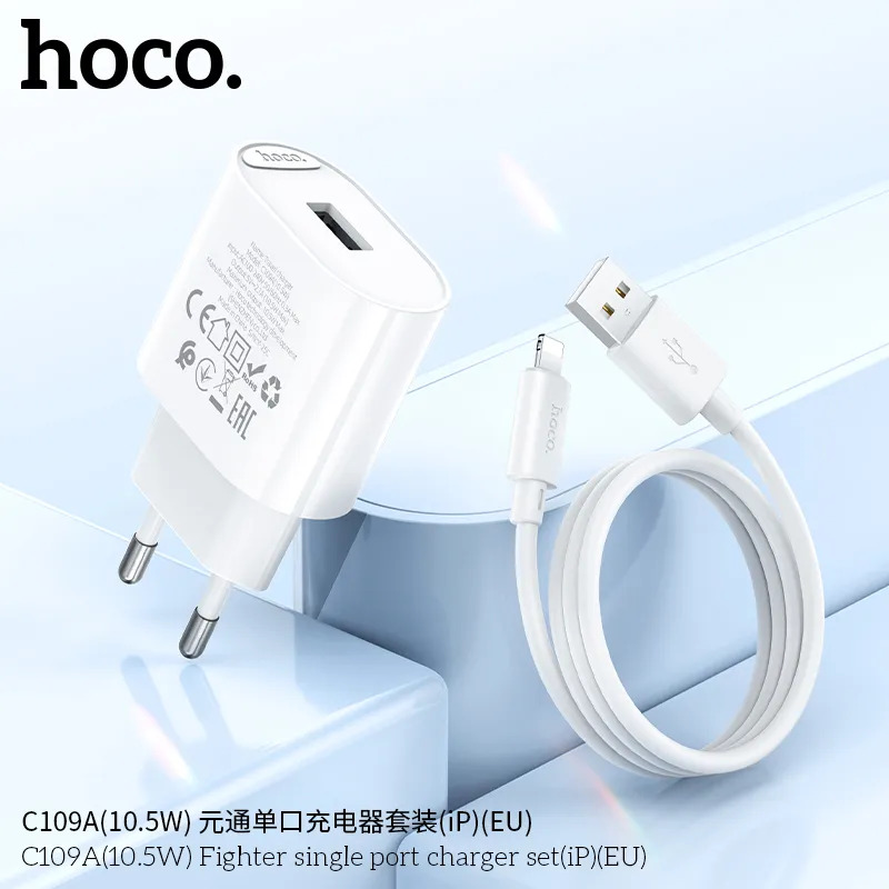 bộ sạc kèm dây lightning hoco giá sỉ cho shop
