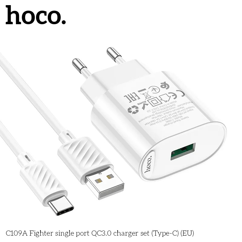 hoco c109a bộ sạc kèm dây sale giá sỉ
