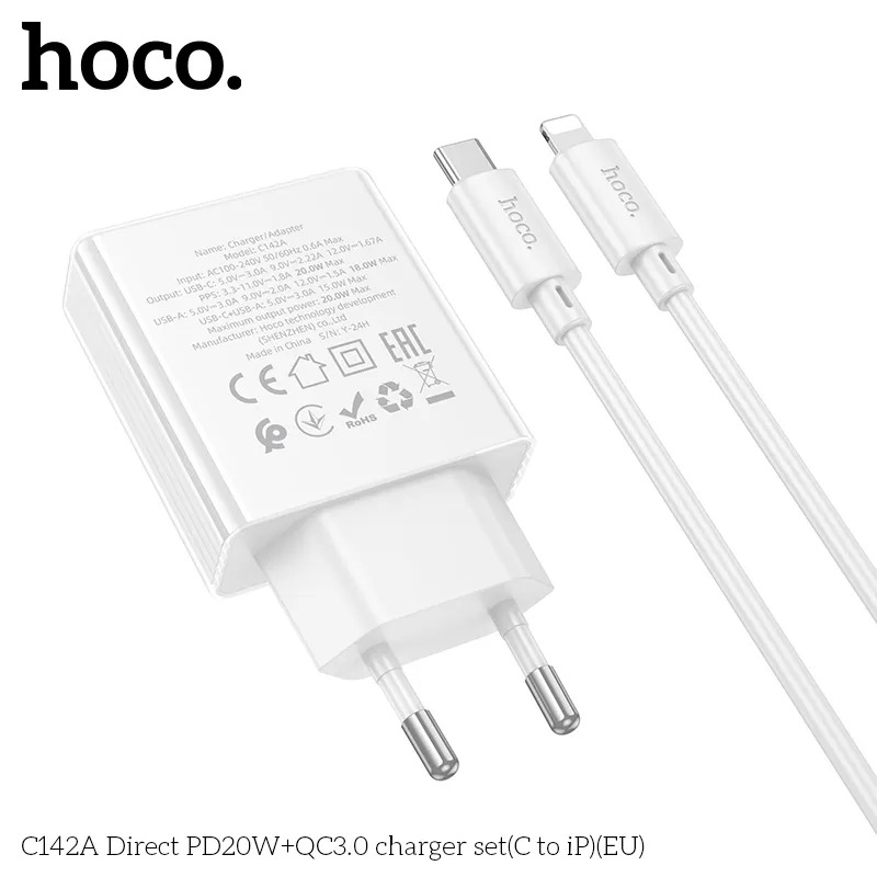 bộ sạc hoco c142a giá sỉ