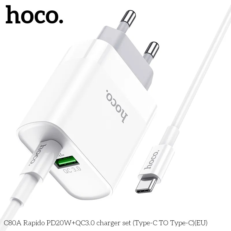bộ sạc nhanh hoco c80a giá sỉ