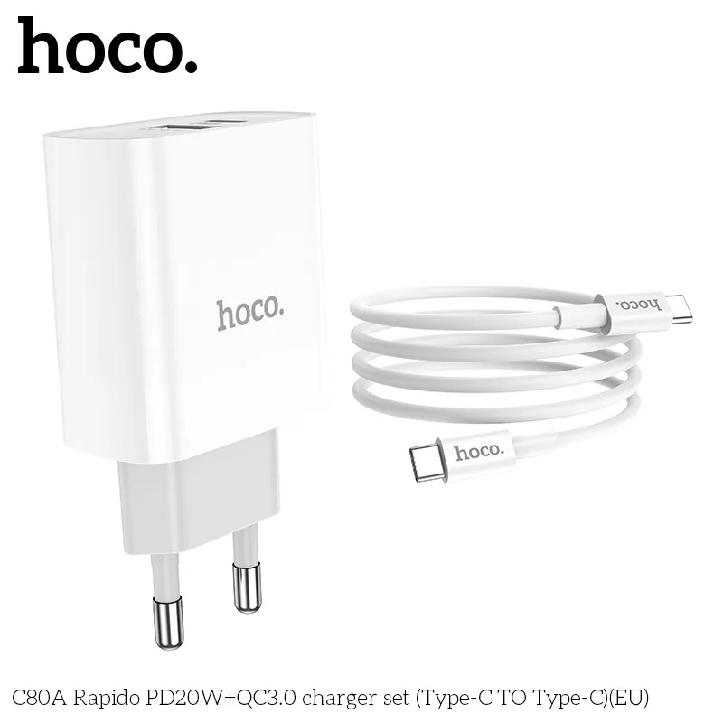 đại lý phụ kiện sạc hoco c80a