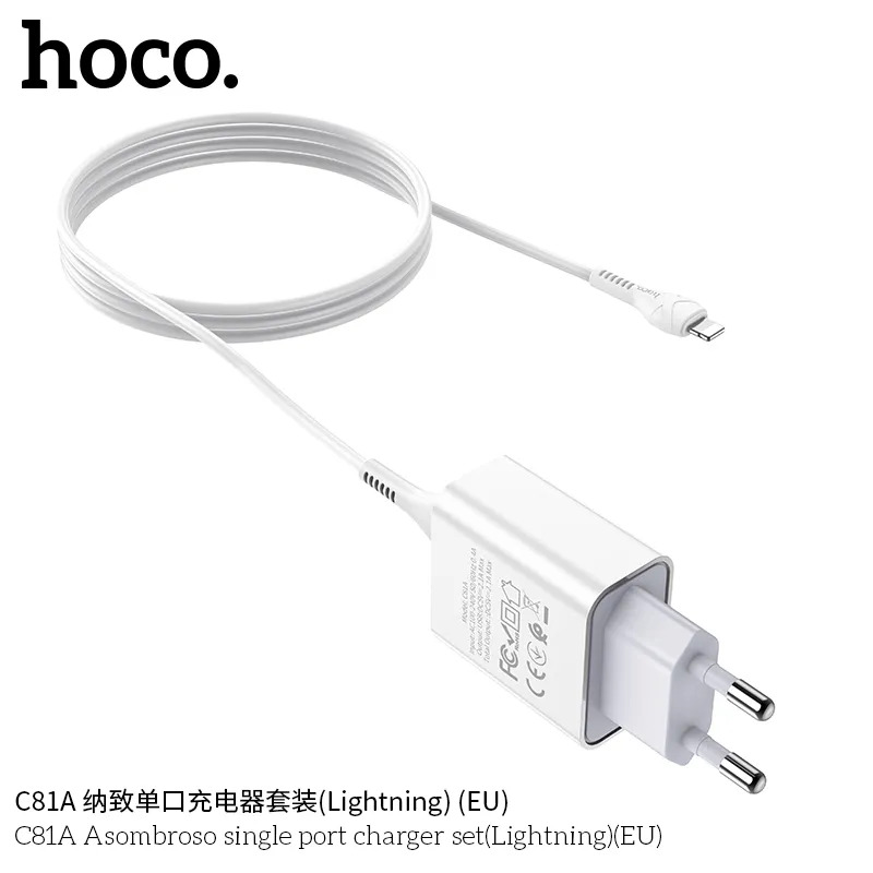 bộ sạc kèm dây iPhone Hoco giá sỉ