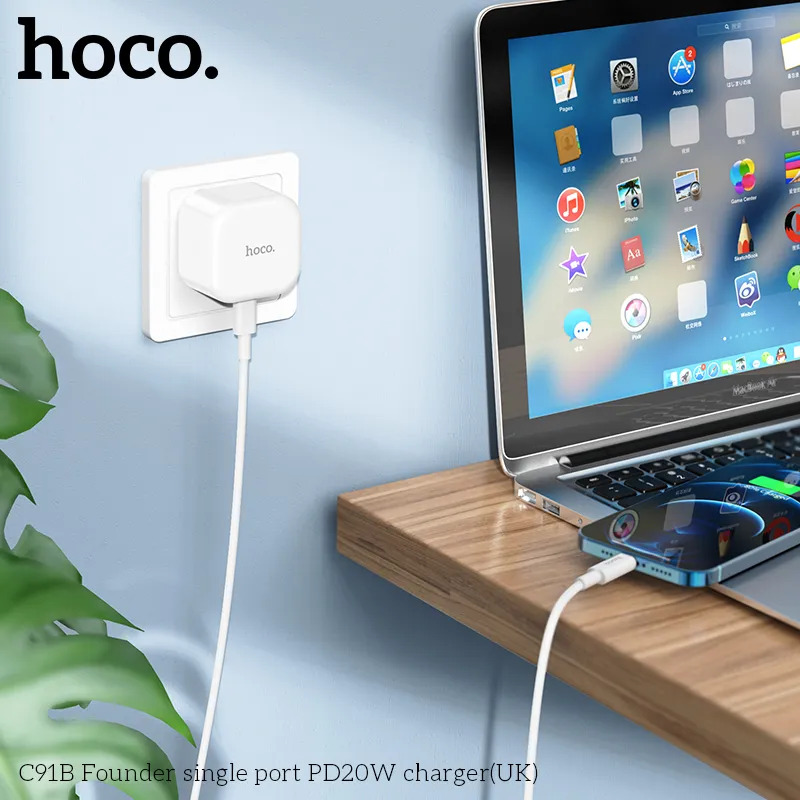 củ sạc pd20w giá sỉ hoco c91b
