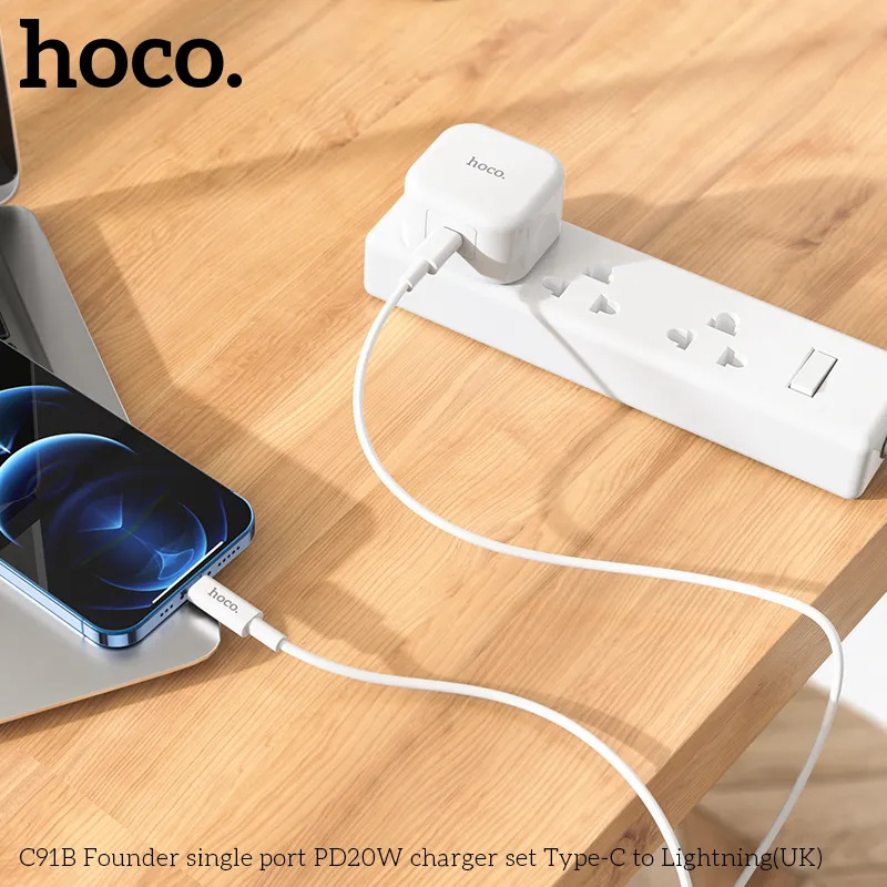 sạc nhanh hoco c91b cho shop bán lẻ