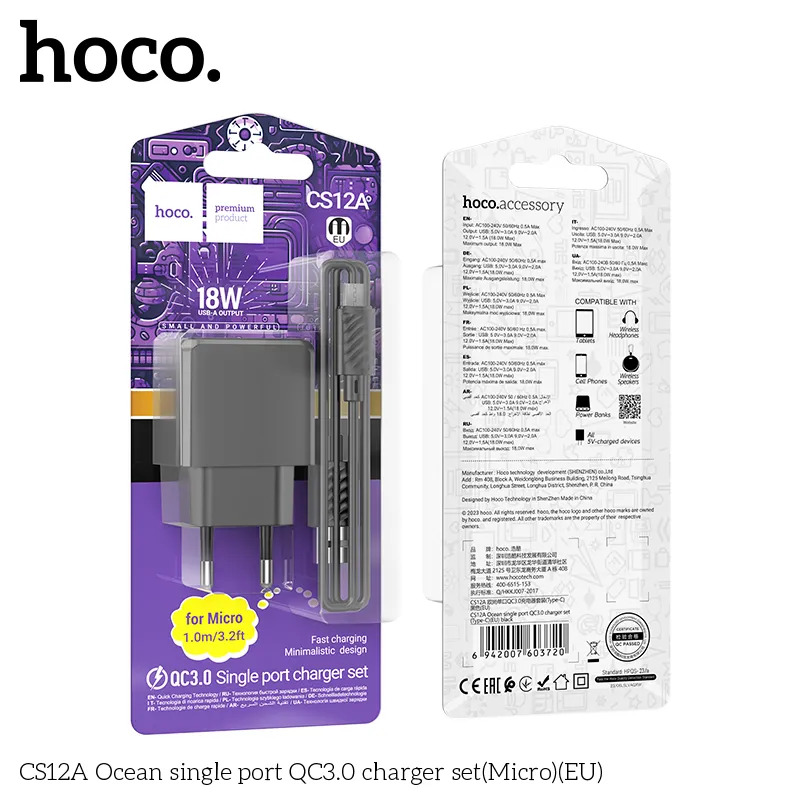 bộ sạc micro chính hãng giá đại lý