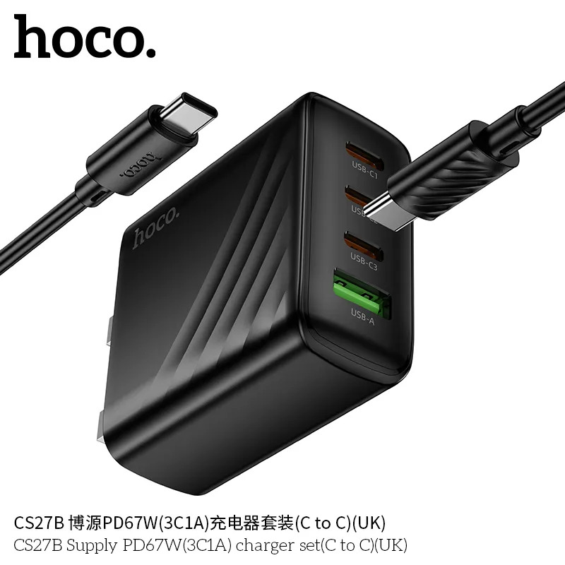 đánh giá thực tế bộ sạc hoco cs27b pd67w