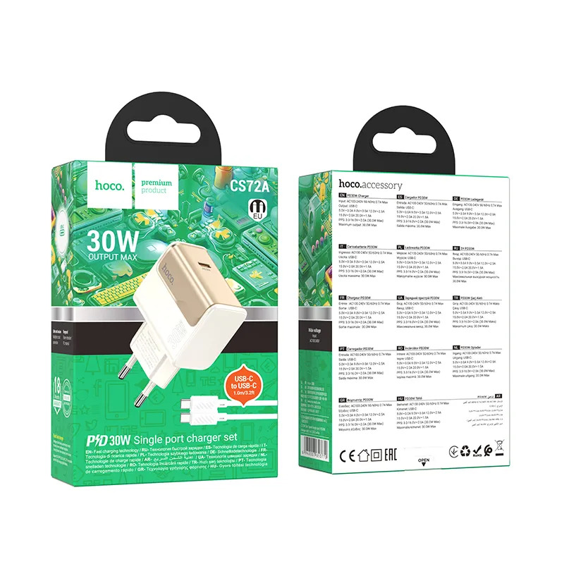bỏ sỉ sạc nhanh C to C Hoco CS72A cho đại lý phụ kiện