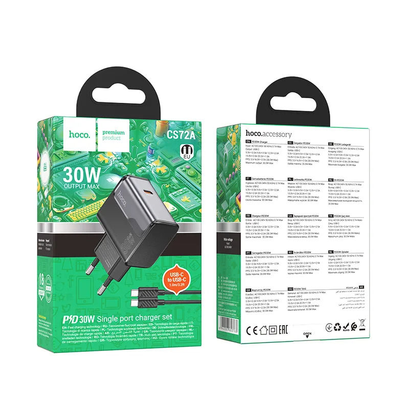 sạc nhanh Hoco CS72A chính hãng dành cho shop