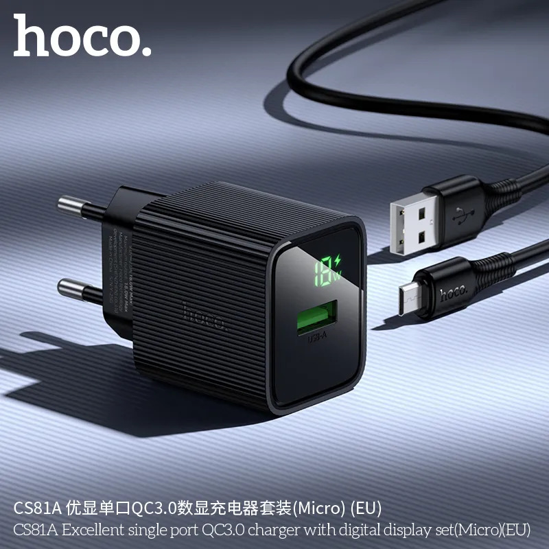 bộ sạc hoco màn hình led bán sỉ