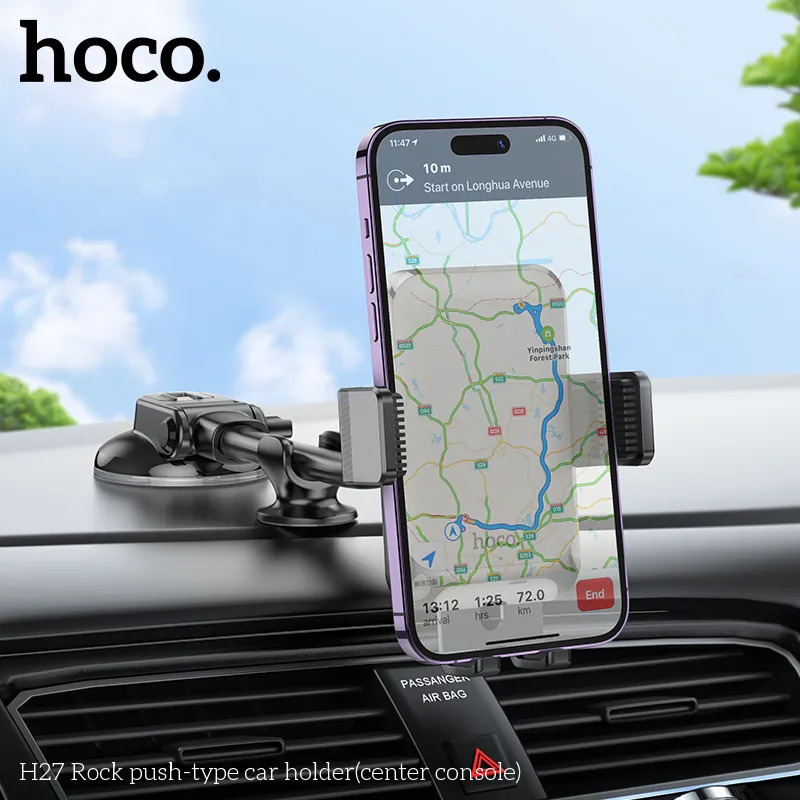 giá đỡ ô tô hoco h27 thiết kế hiện đại