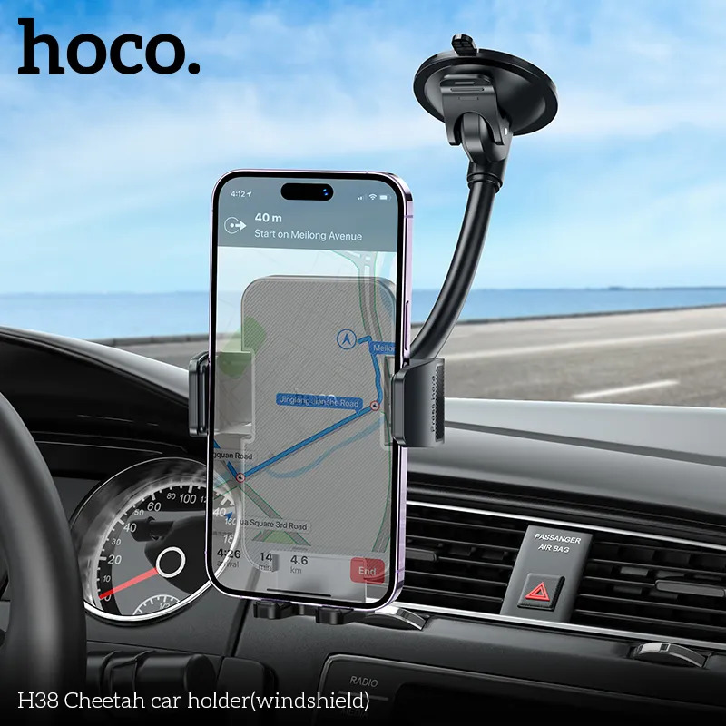 giá kẹp điện thoại cho ô tô hoco cheetah