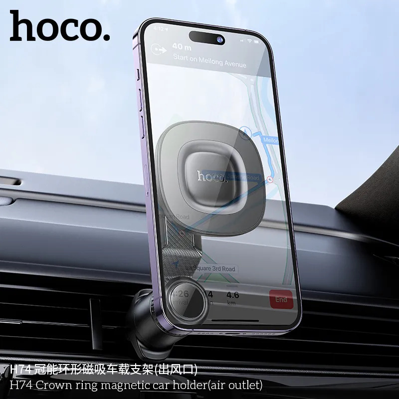 giá đỡ ô tô Hoco H74 sang trọng