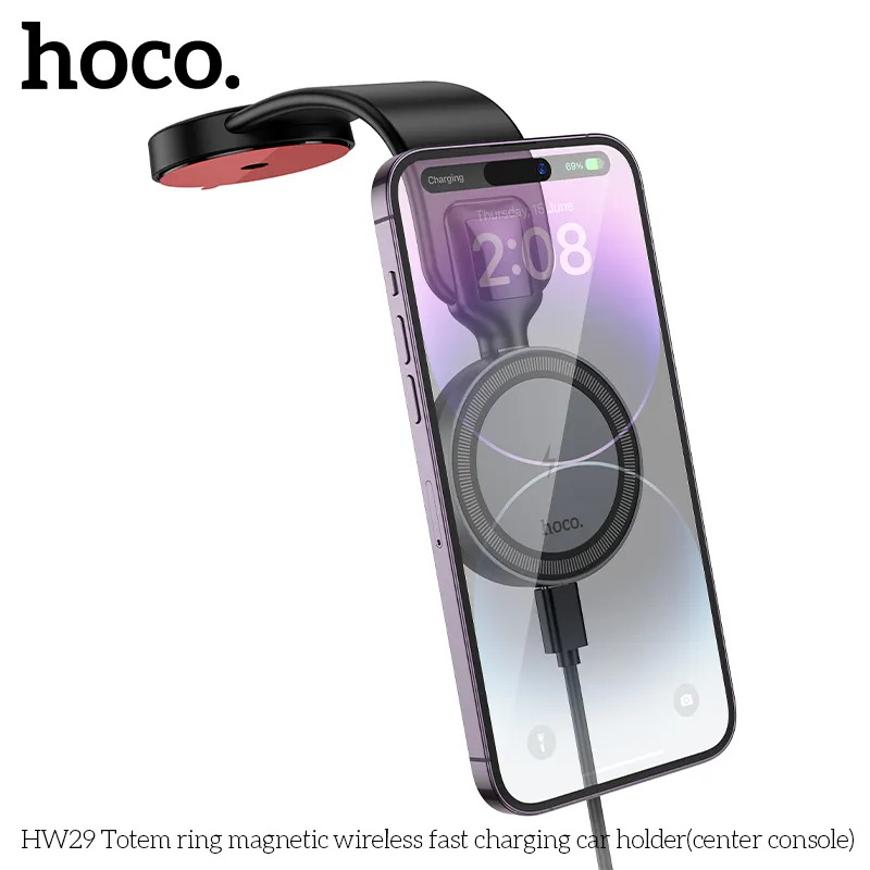 giá đỡ ô tô sạc nhanh Hoco HW29 cho shop