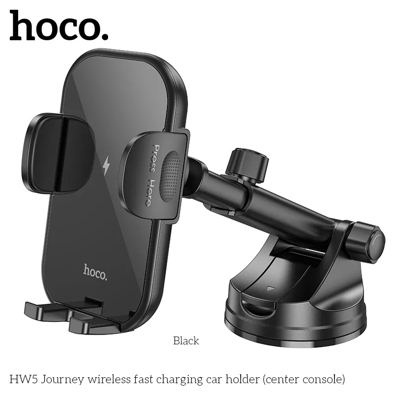 giá đỡ ô tô sạc không dây thương hiệu hoco