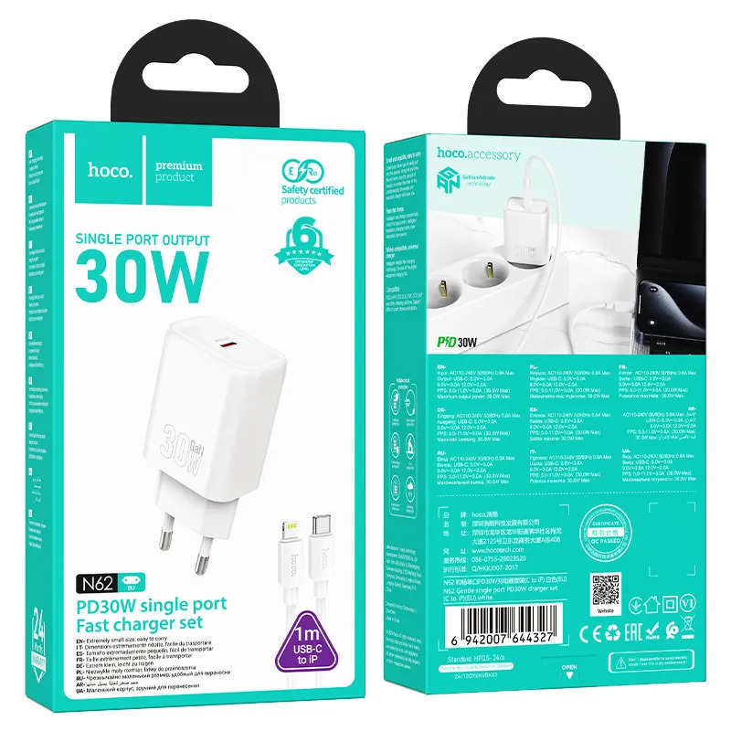 bộ sạc nhanh hoco n62 giá sỉ