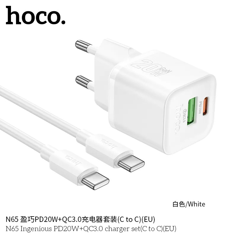 bảo hành đổi mới đại lý bộ sạc hoco n65