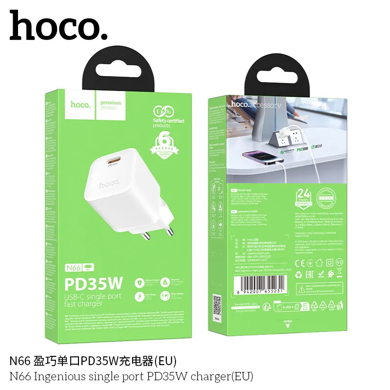 chính sách bảo hành, giá sỉ củ sạc Hoco N66
