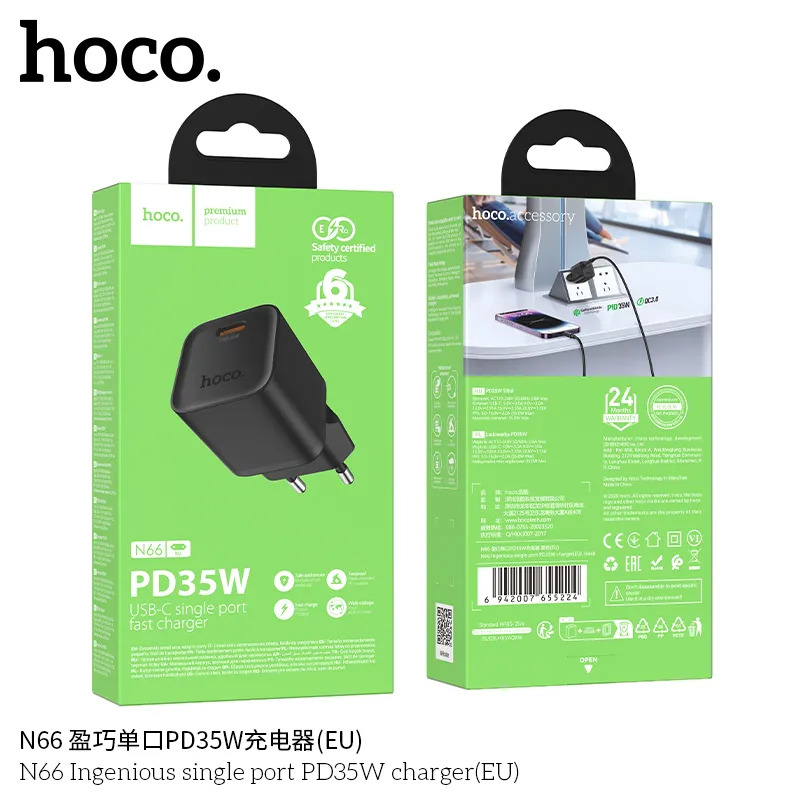 review củ sạc hoco N66 giá sỉ