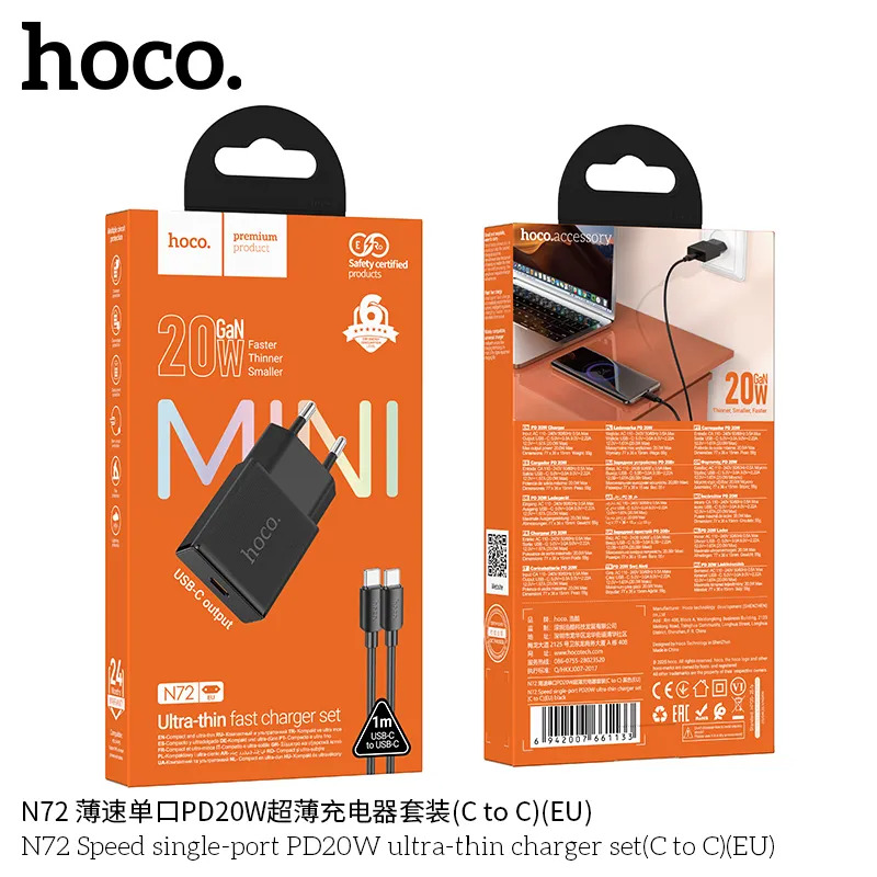 phản hồi khách hàng về bộ sạc hoco n72