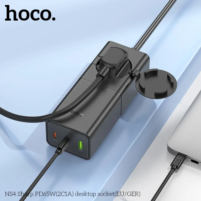 ổ cắm để bàn hoco ns4 giá sỉ đại lý