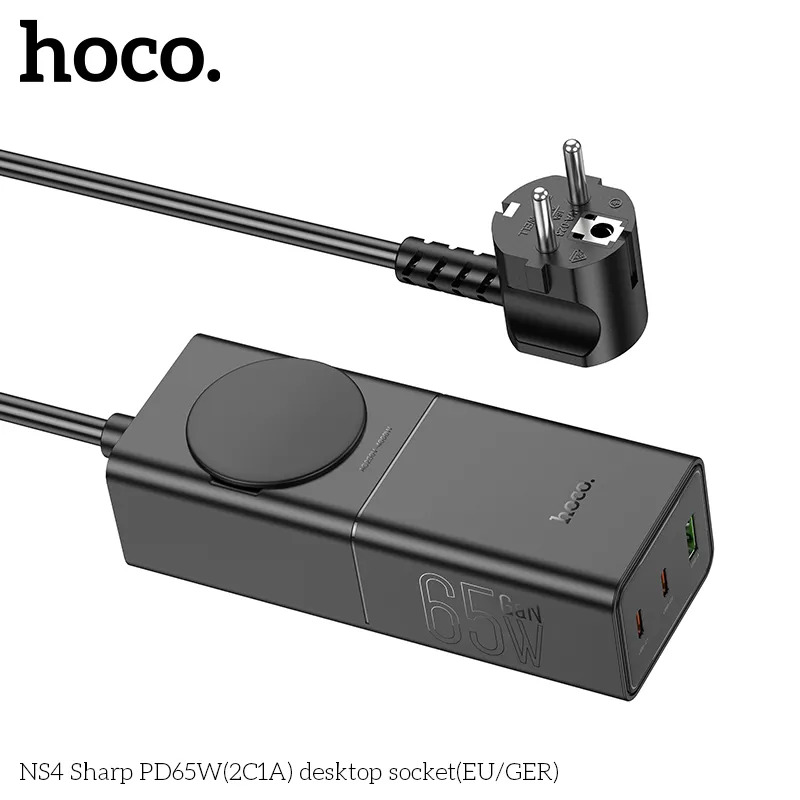 ổ cắm để bàn chống cháy chính hãng hoco
