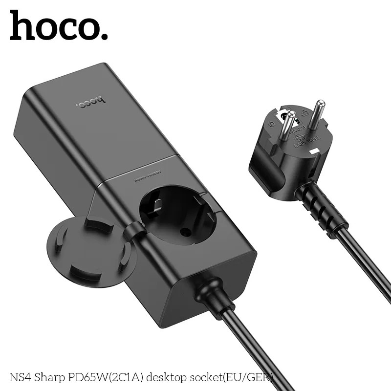 ổ cắm để bàn bảo hành chính hãng hoco