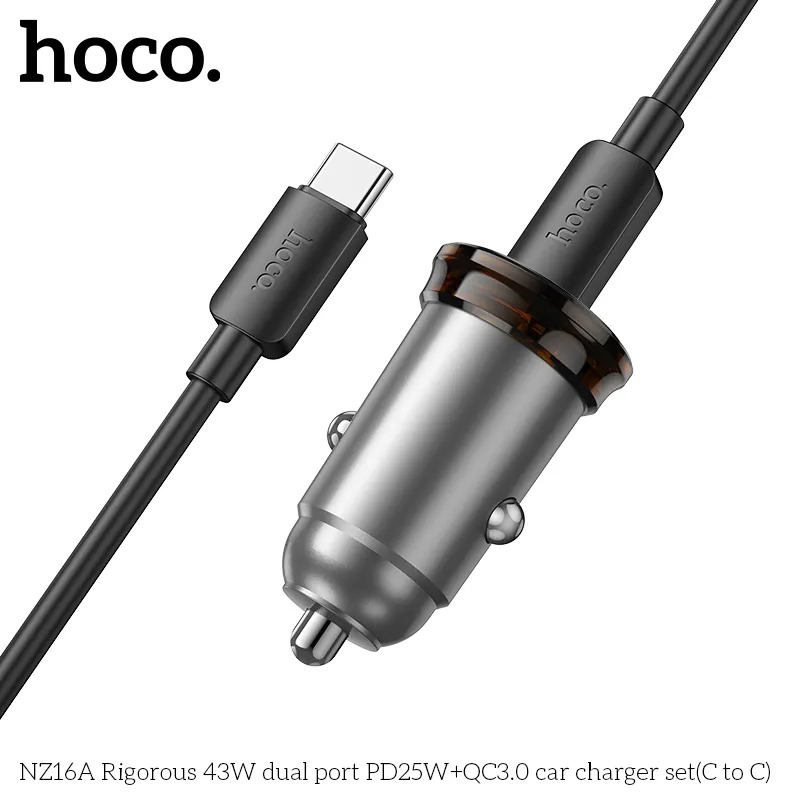 tẩu sạc ô tô giá sỉ Hoco NZ16A