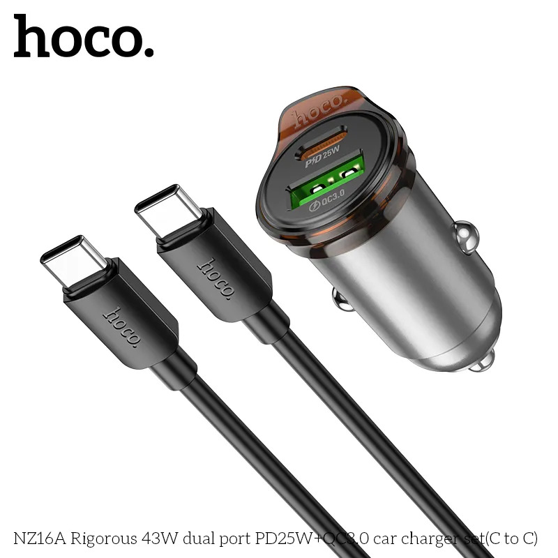 bán buôn tẩu sạc ô tô Hoco NZ16A