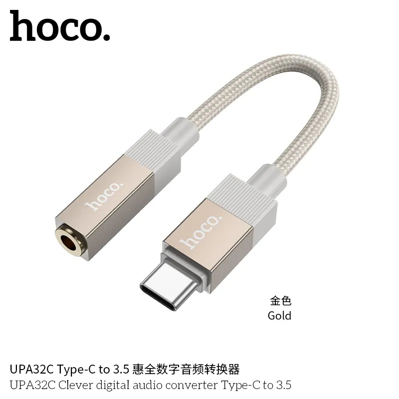 cáp chuyển đổi âm thanh hoco upa32c cho shop online