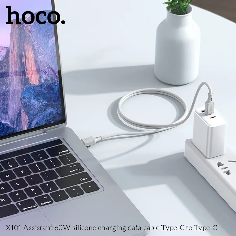 cáp sạc silicon type-c to type-c chính hãng