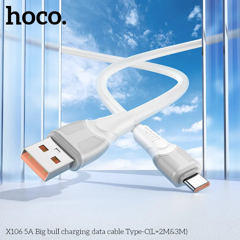 cáp sạc type-c hoco x106 thực tế shop phụ kiện