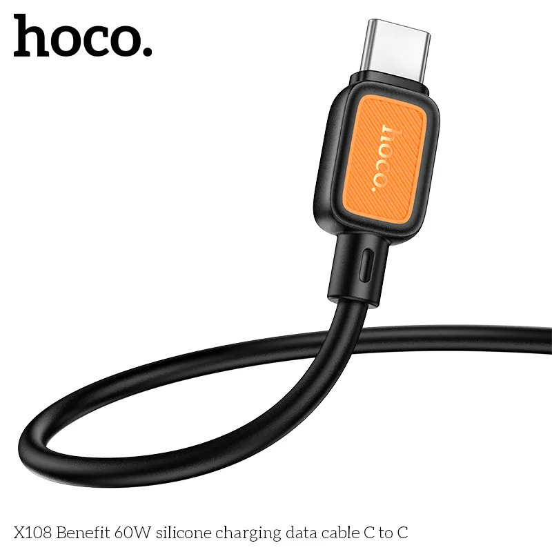 giá bỏ sỉ cáp sạc silicon hoco x108