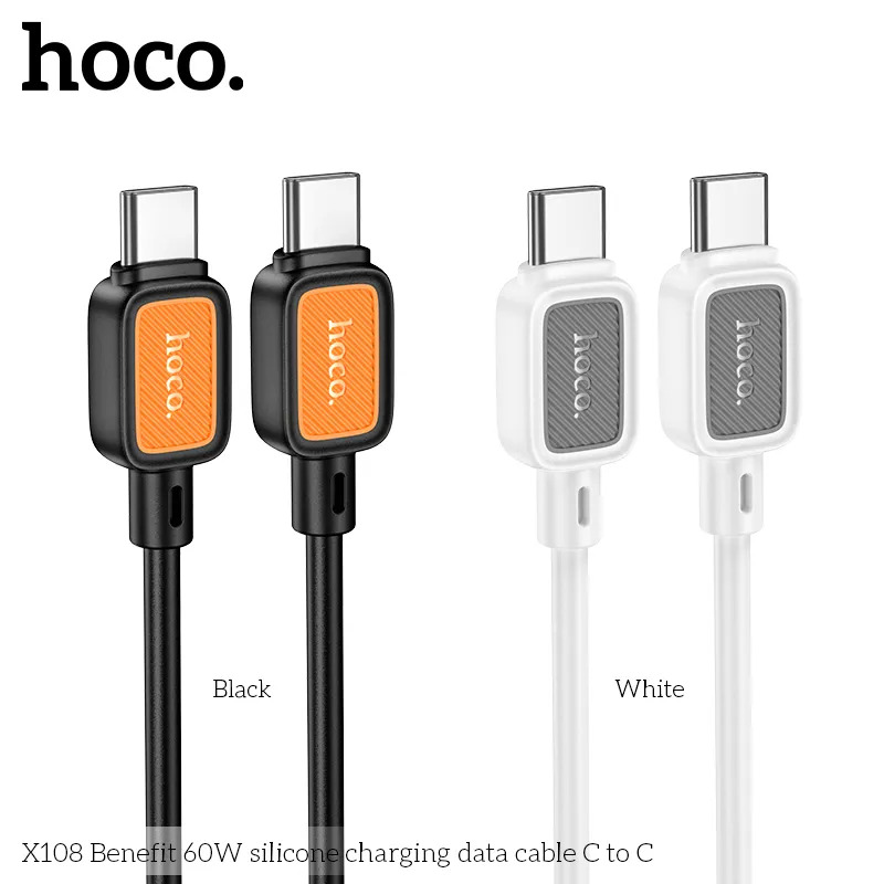feedback thực tế cáp sạc silicon hoco x108