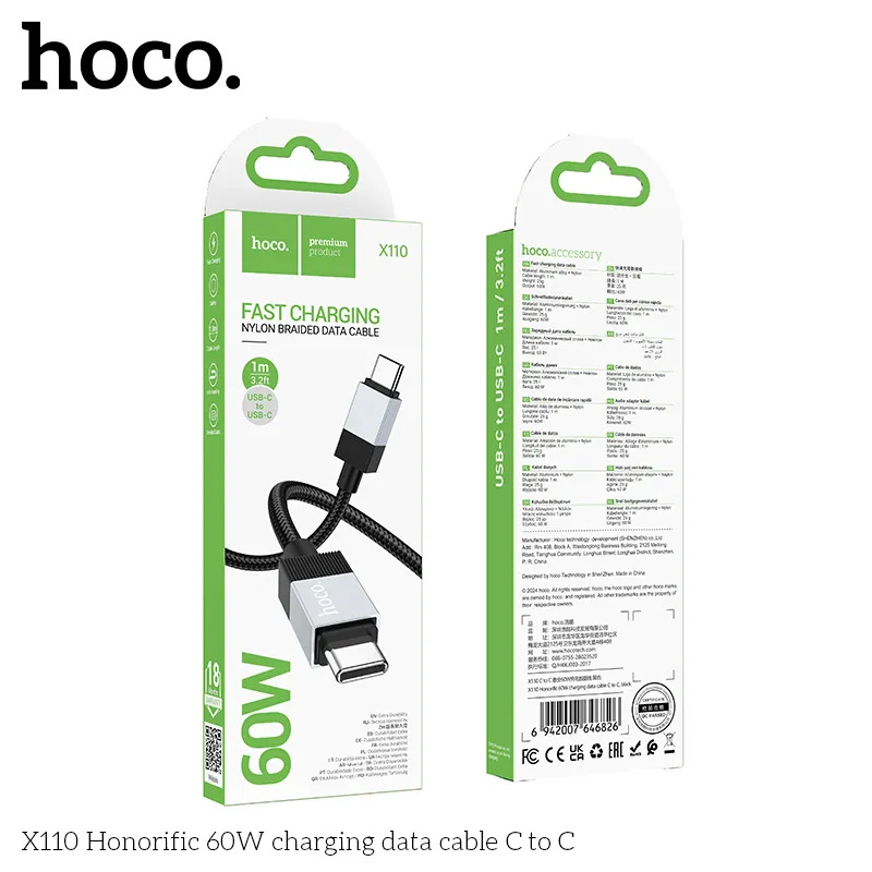 so sánh cáp type-c và cáp hoco x110