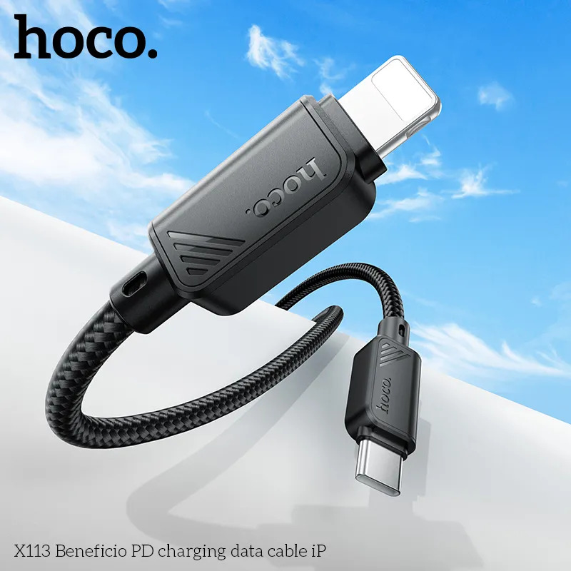 màn hình nguồn sạc cáp hoco X113 bán lẻ