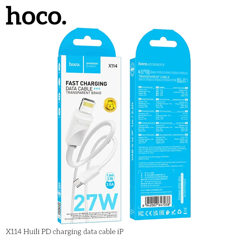 shop bán cáp sạc Hoco X114 giá sỉ đẹp