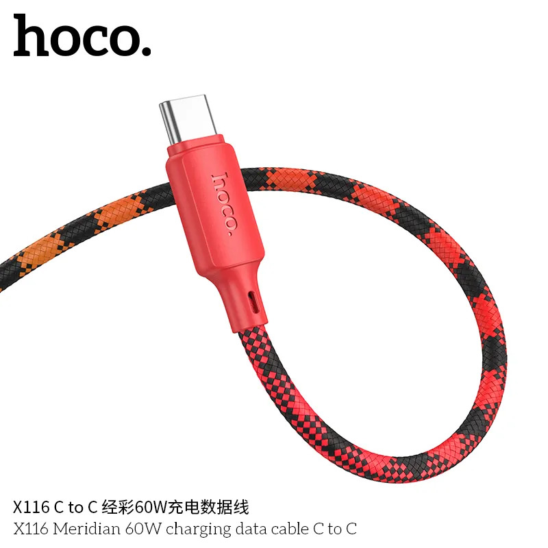 cáp sạc type c to type c giá sỉ hoco x116