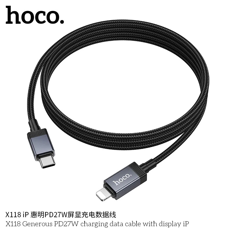 cáp sạc nhanh pd hoco x118 giá sỉ