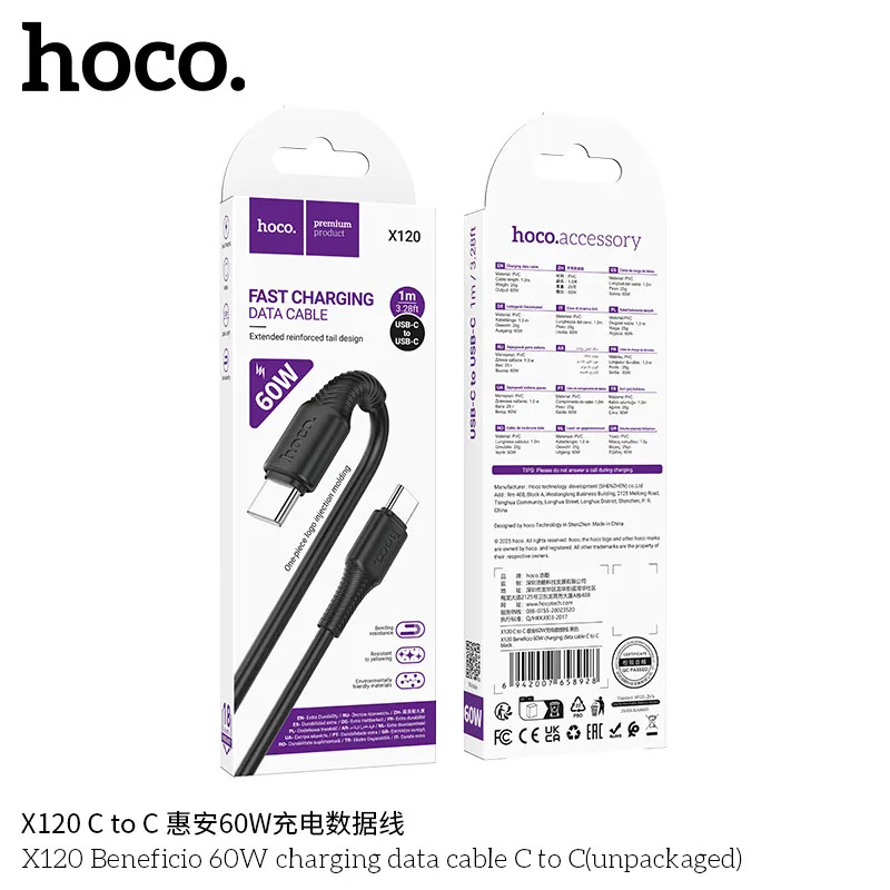 đánh giá cáp sạc type-c to type-c hoco bán sỉ tốt