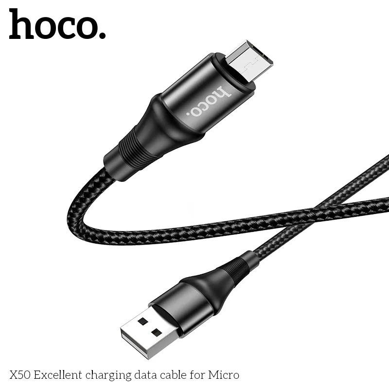 cáp sạc micro usb pvc chính hãng hoco giá đại lý