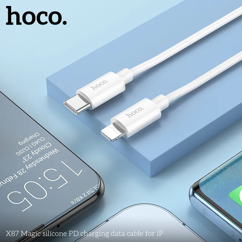 cáp sạc hoco silicon chính hãng