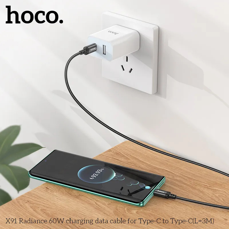 cáp sạc type-c dài 3m cho shop phụ kiện