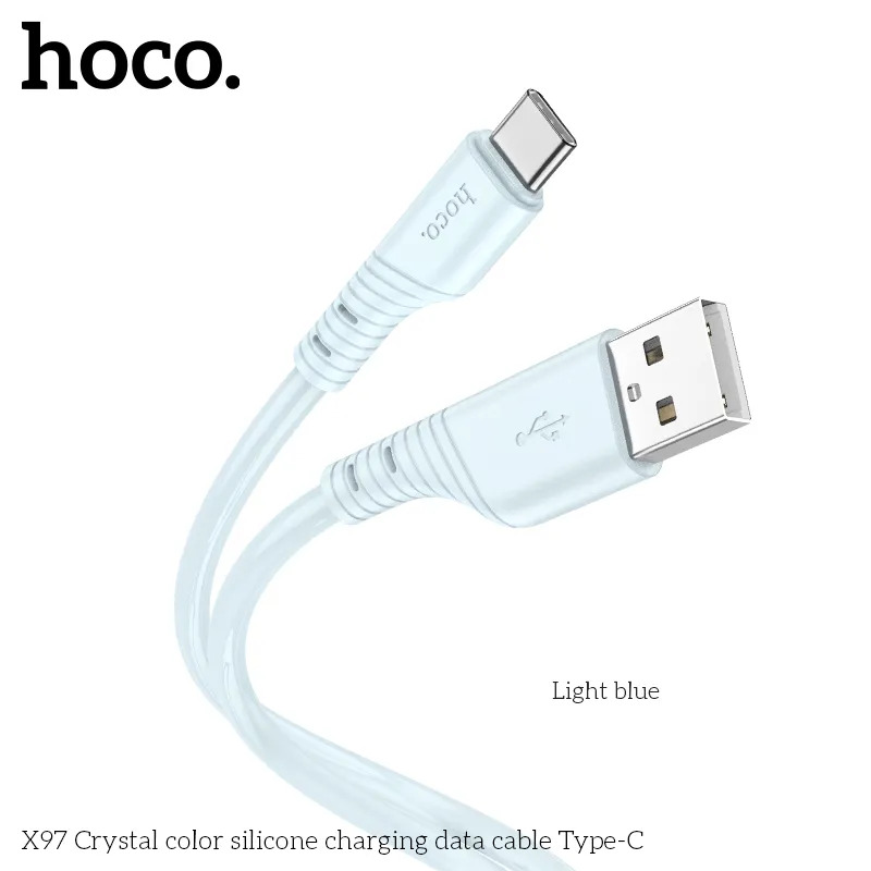 so sánh cáp sạc hoco x97 silicon và thường