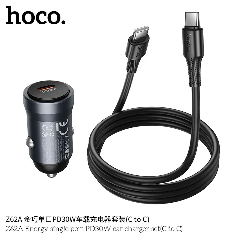 tẩu sạc ô tô hoco z62a energy pd30w giá sỉ